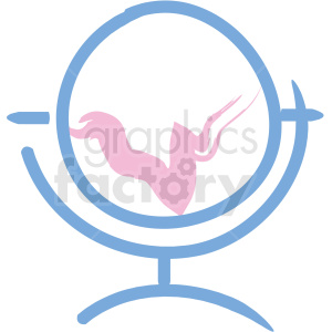 mirror cosmetic vector icons clipart.