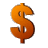 animated  dollar symbol clipart. Commercial use icon # 126705