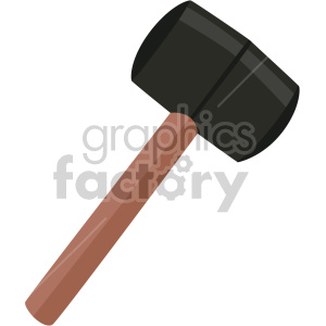 rubber mallet no background clipart. Commercial use image # 408251