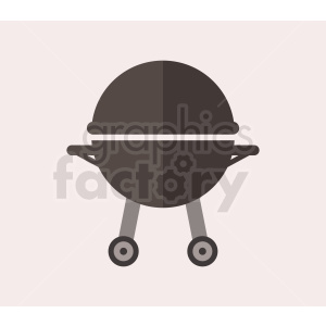 vector summer grill flat icon design clipart. Commercial use image # 408983