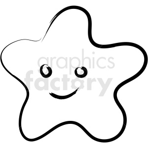 clipart - simple star drawing vector icon.