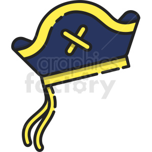 clipart - Sailor Hat vector clipart.