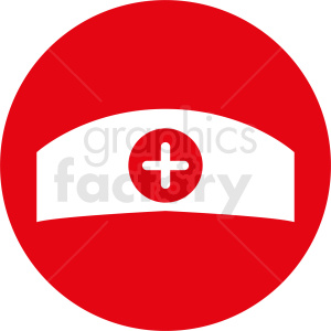 nurse hat vector icon clipart. Royalty-free icon # 412390