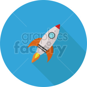 clipart - spaceship rocket vector icon graphic clipart 7.