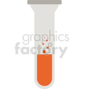 clipart - laboratory test tube vector icon graphic clipart no background.