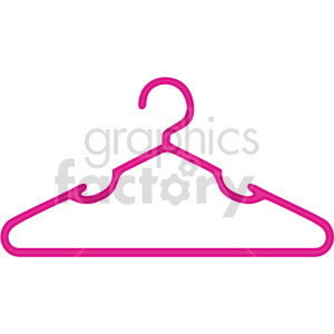 plastic hanger vector graphic clipart. Commercial use image # 414805