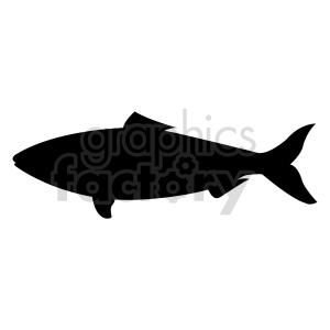 clipart - fish silhouette vector design.