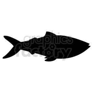 clipart - fish silhouette vector art.