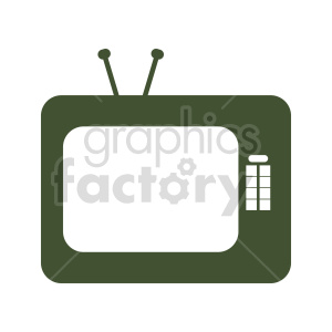 clipart - tv vector graphic.