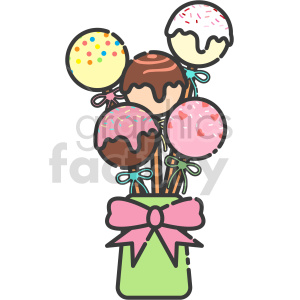 cake pop clipart clipart. Royalty-free image # 416732