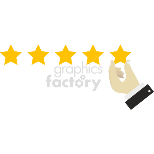 rating vector graphic clipart.