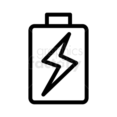 vector graphic of rechargeable battery icon