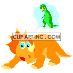   dinosaur dinosaurs dino dinos cartoons funny trex scared  dinosaur036yy.gif Animations 2D Animals