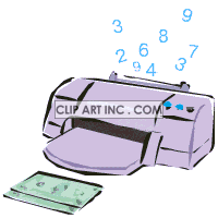   computer computers printer printers printing  Business054.gif Animations 2D Business 