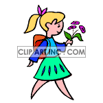 reading read homework school class student students education flower flowers girl  Animations 2D Education 