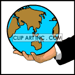   earth hand hands globe world spin spinning  Education031.gif Animations 2D Education 