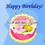   birthday birthdays aniversaries aniversary cake cakes party parties happy Animations 2D Holidays Birthdays 