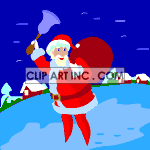   christmas xmas holidays winter snow santa claus bell bells  0_Christmas037.gif Animations 2D Holidays Christmas 
