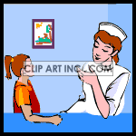   medical hospital care health nurse  nurses010.gif Animations 2D Medical 