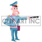 Police officer enforcing the law. animation. Commercial use animation # 122115