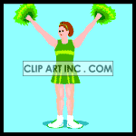   cheerleading cheerleaders cheerleader cheer cheers high school  cheer017.gif Animations 2D Sports 