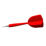 animated 3D dart clipart.