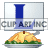 This animated GIF shows a thanksgiving turkey, with a blue spinning letter l on a card above it