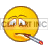   smilie smilies animations face faces smoking smoke cigarette thinking worried worry  163.gif Animations Mini Smilies emoticon
