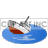 drowning boat icon clipart. Commercial use image # 127887
