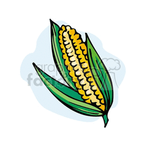 Golden Corn Husked clipart. Commercial use image # 128338