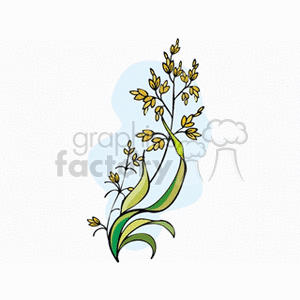 Flowering herb clipart. Commercial use image # 128542