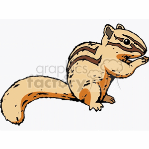 Little chipmunk clipart. Commercial use image # 128873