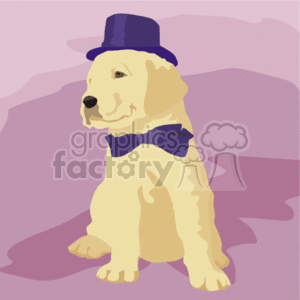   dog dogs puppy puppies lad bow tie ties Clip Art Animals Dogs 