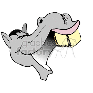 horse laughing clipart. Royalty-free image # 132750