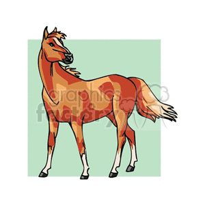 redhorse clipart. Royalty-free image # 132821