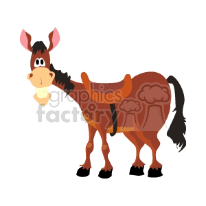 happy horse clipart. Commercial use image # 132833