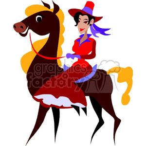 horse013yy clipart. Commercial use image # 132863
