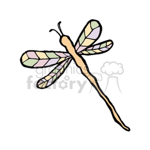 dragonfly clipart. Royalty-free image # 132996
