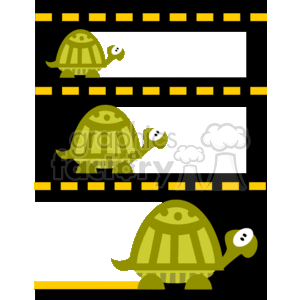 Turtle border clipart. Commercial use image # 134067
