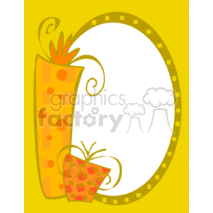 Presents photo frame clipart. Royalty-free image # 134112