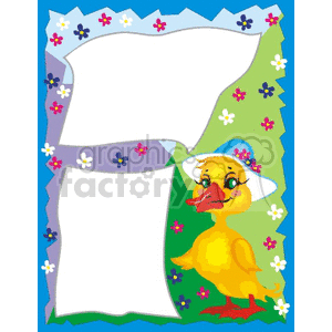   border borders frame frames animals duck ducks  Fun005.gif Clip Art Borders Misc 