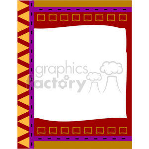 Border Frame Design clipart. Commercial use image # 134349