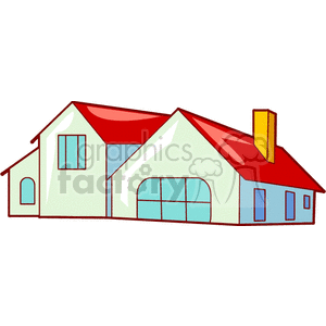   home homes house houses real estate  house713.gif Clip Art Buildings 