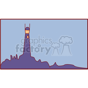   building buildings water lighthouse lighthouses  lighthouse300.gif Clip Art Buildings 