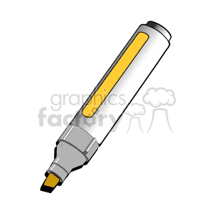 yellow markers  clipart. Royalty-free image # 134777