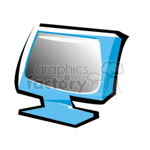   computer computers monitor monitors lcd Clip Art Business Computers 