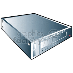   computer computers cdrom cds cd dvd drive pc business electronics digital  CD-ROMRECORDER01.gif Clip Art Business Computers 