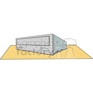 computer-cdrw01 clipart. Commercial use image # 135141