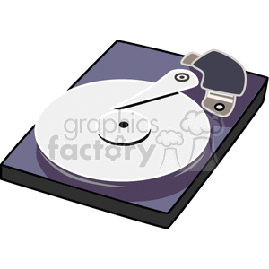 computer-hdd clipart. Royalty-free image # 135149