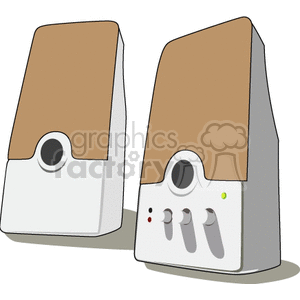 computer-speaker clipart. Royalty-free image # 135155